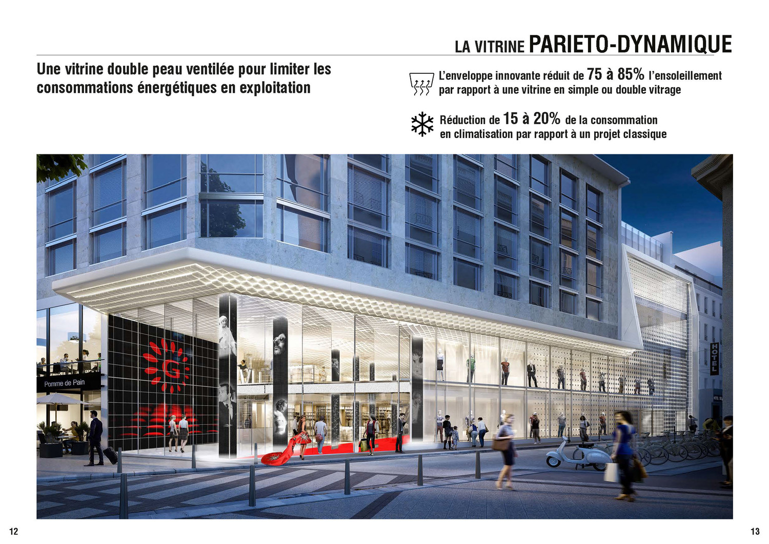 Presentation project  50 Avenue des Champs-Elysées — © Loci Anima