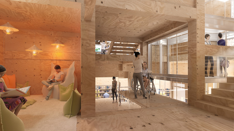 Cit&eacute; Des Sciences, Restructuration Biblioth&egrave;que, Paris — © Loci Anima