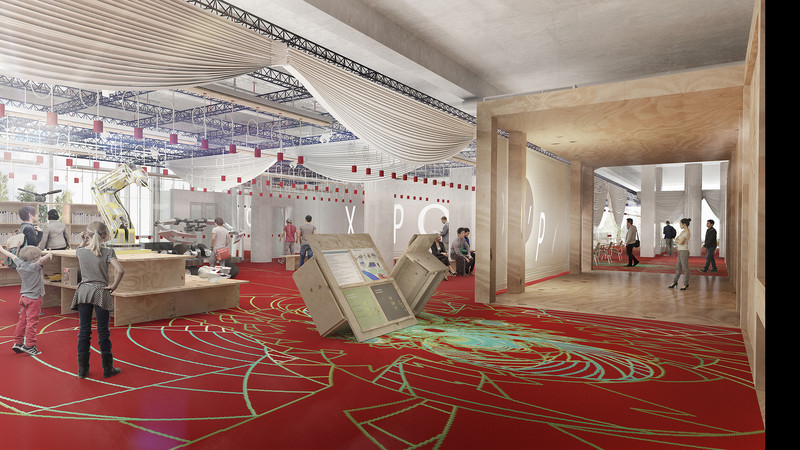Cit&eacute; Des Sciences Media Library's Restructuration, Paris — © Loci Anima
