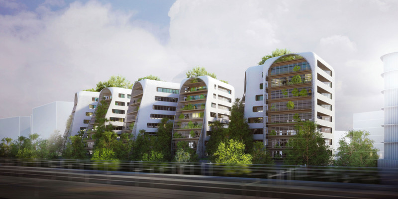 Coral housing, Nanterre — © Loci Anima