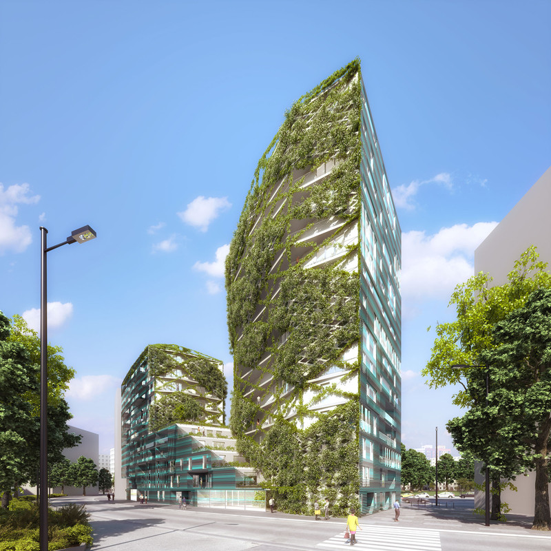 Le Parc Vertical, Nanterre — © Loci Anima