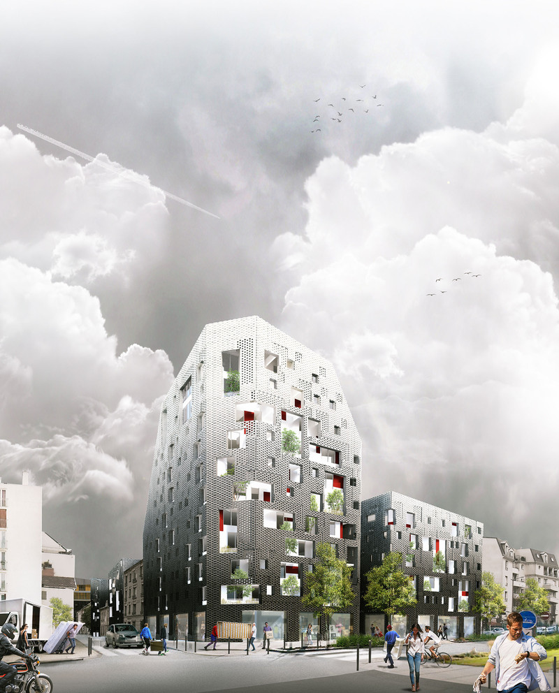 Logements ZAC Charles de Gaulle, Colombes — © Loci Anima
