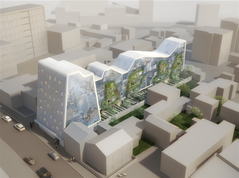 Logements sociaux  &agrave; Romainville — © Loci Anima