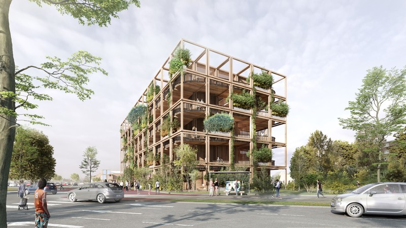 P&ocirc;le Sant&eacute; &laquo;L&rsquo;arbre de vie&raquo;, &agrave; Roncq — © Loci Anima