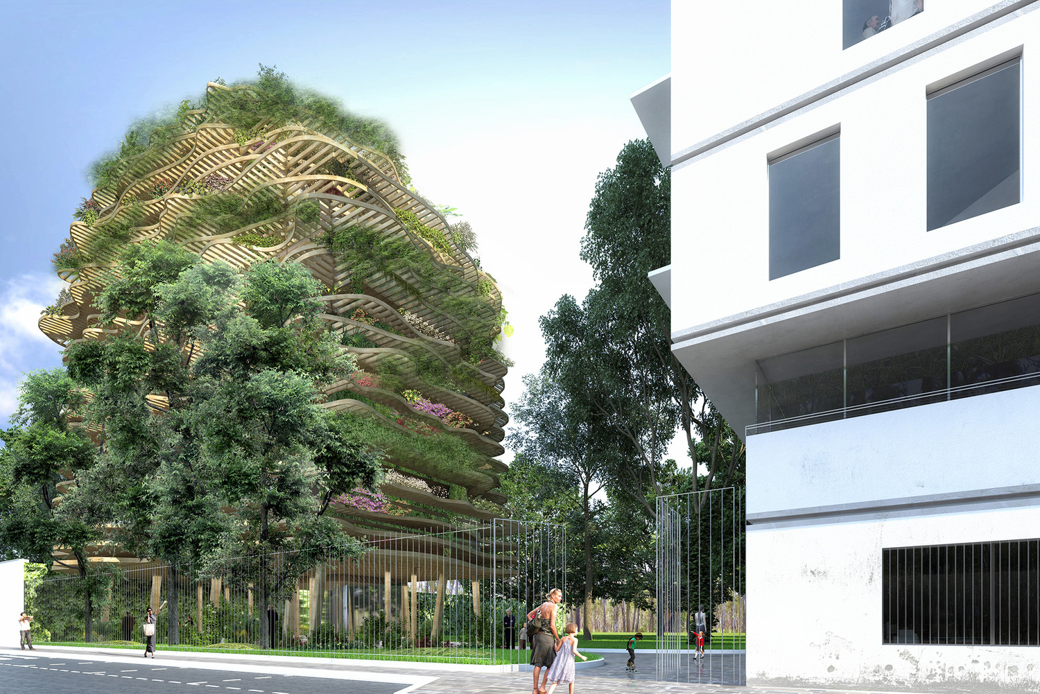 Stanislas College Residence, Paris — © Loci Anima